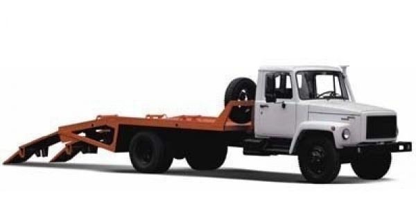 Эвакуатор на базе ГАЗ 33098 ломаная платформа