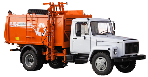 Мусоровоз с боковой загрузкой КО-440-2 на базе ГАЗ 33098
