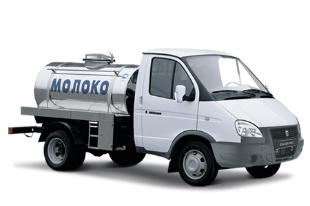 Автоцистерна для перевозки пищевых жидкостей ГАЗ 3302 Молоковоз