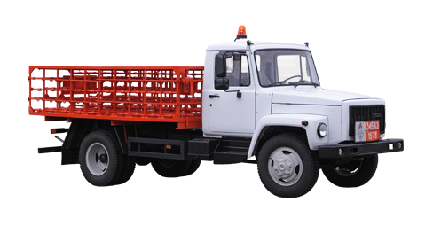Автомобиль для перевозки пропана в баллонах на базе ГАЗ 33098