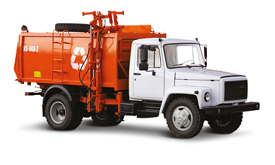 Мусоровоз с боковой загрузкой  ГАЗ-САЗ-3901-10 на базе ГАЗ 33098