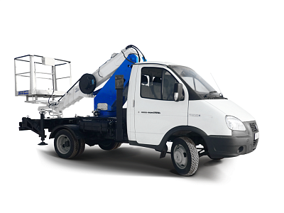 Автовышка (АГП) 12-01 (3 места) на базе ГАЗ-3302