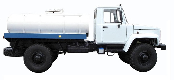 Автоцистерна для перевозки пищевых жидкостей МОЛОКОВОЗ ГАЗ 33088