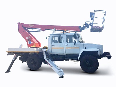 Автовышка (АГП) Палфингер (5 мест) на базе ГАЗ 3309